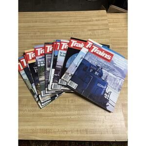 Trains-The Magazine of Railroading 1985 Full Year 12 Monthly Issues Collectible